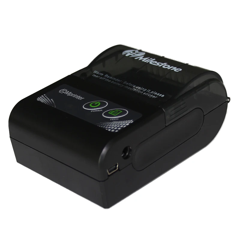Milestone 58mm Mini Bluetooth Printer Thermal Portable Wireless Receipt bill ticket Android IOS Pocket Printer small 1 Milestone 58mm Mini Bluetooth Printer Thermal Portable Wireless Receipt bill ticket Android IOS Pocket Printer small 5