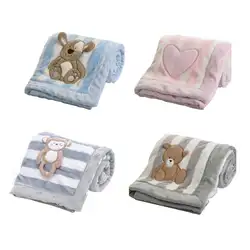 Детское одеяло; детское плотное Фланелевое Пеленальное Одеяло для коляски; одеяло для новорожденных