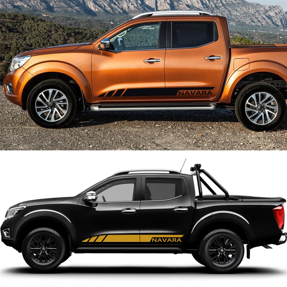 Pour Nissan Navara NP300 2016-2021 Fibre De Carbone Voiture Volant Panneau Bouton Couverture - 7
