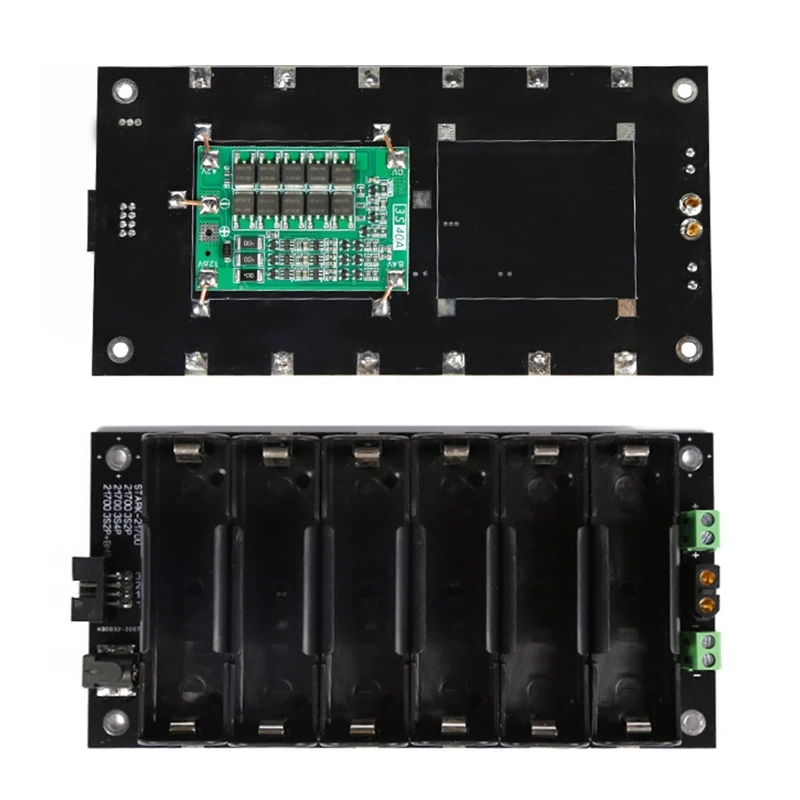 

DIY 6x 21700 Battery Box 12V Power Supply Charger for LED Light WiFi Router