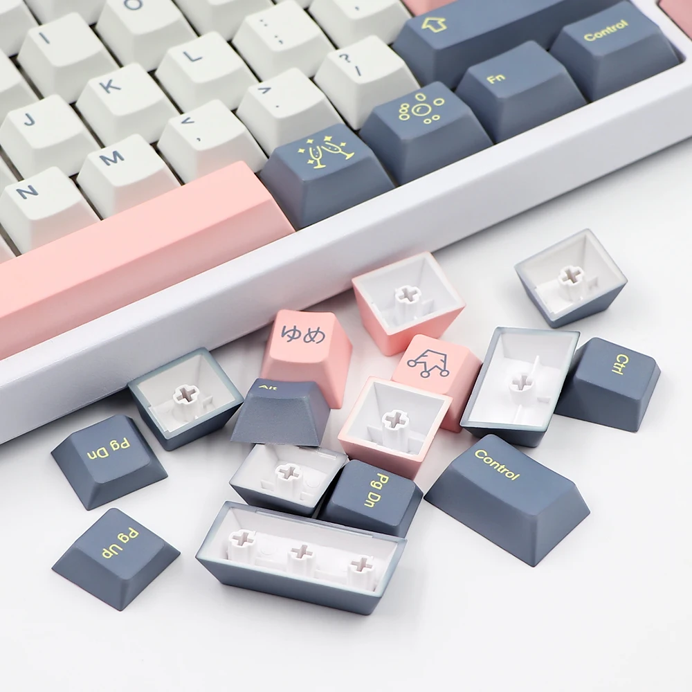 GmkKey Momo Yume Keycap Set Cherry Profil Pbt Keycaps Mx Kapcsolókhoz