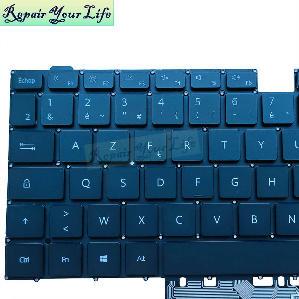 Teclado Azerty Francês Retroiluminado para Huawei Magicbook 14 2023 Ndr Wfe9hn Klvc-wah9l Wfh9l Nbl-waq9r fr Teclados de Laptop - Imagem 4