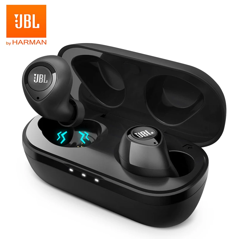 JBL C100TWS True Wireless Earphones Bluetooth 5 0 Stereo Earbuds Pure Bass Sound Gaming Sport Headset with Mic Charging Case