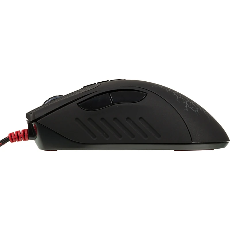Мышь A4 Bloody AL9 Blazing черный лазерная(8200dpi) USB2.0 игровая(8but