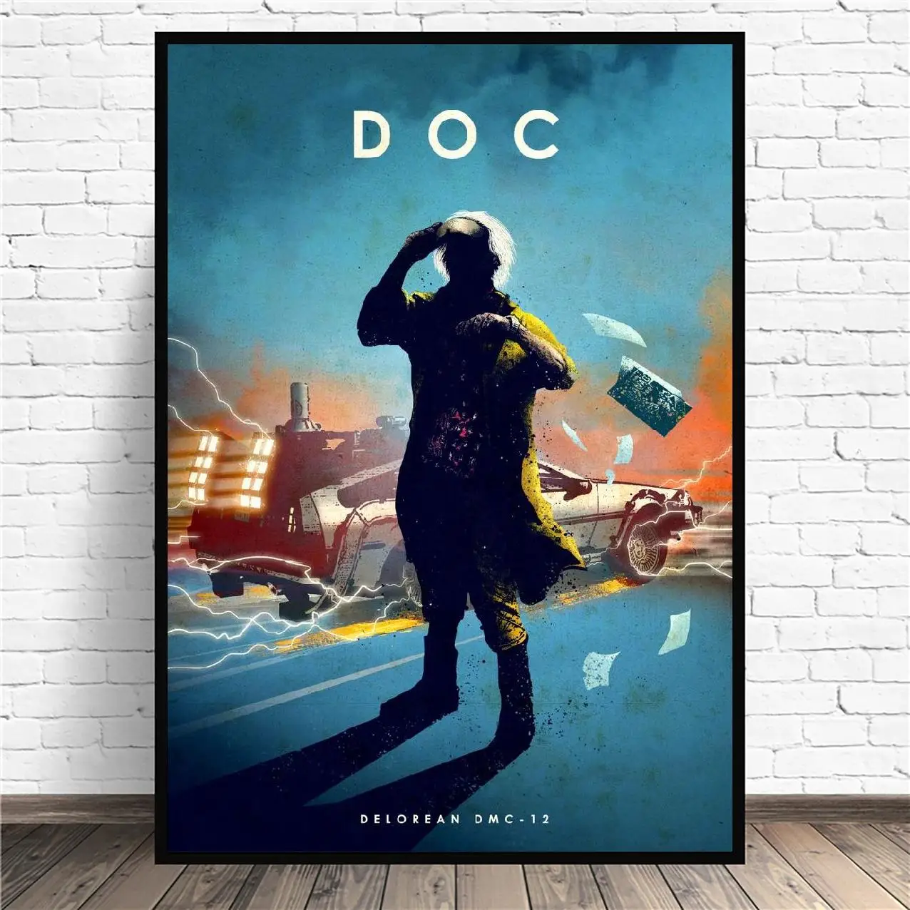 Картина на холсте Doc художественный постер с изображением автомобиля Настенный