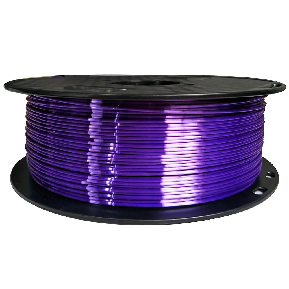 3d PLA Purple 1.75mm PLA Luxury Silky Luster 250g/500g/1kg 3D Printer Filament Shiny Silk Feeling Like 3D Pen Printing Materials