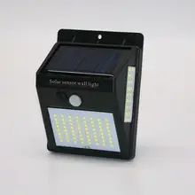 LTOON 100 светодиодный светильник на солнечной батарее, наружный солнечный светильник с датчиком движения PIR, настенный светильник, водонепроницаемый светильник на солнечной энергии, солнечный светильник для украшения сада