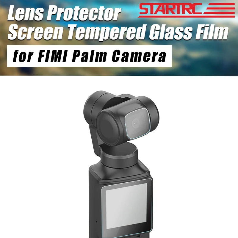 

2 Set STARTRC Camera Lens Protector for FIMI Palm Camera Anti-Scratch Anti-Crack HD Tempered Glass Lens Film Protector