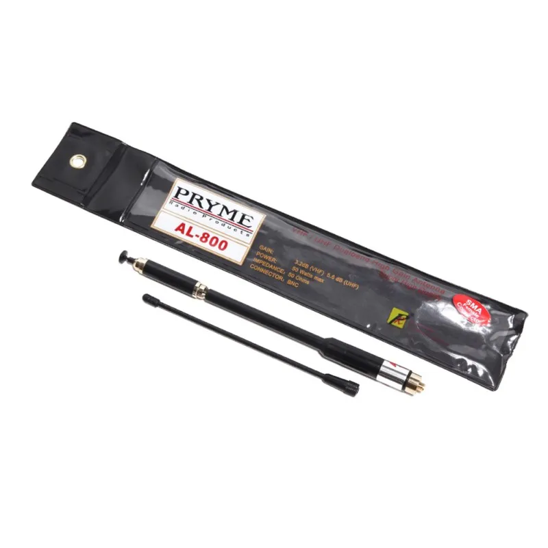 

For Harvest AL-800 Dual Band 144/430MHz SMA-Female Telescopic Antenna AL800 for WOUXUN TYT HYT BAOFENG BF-888S UV-5R Radio
