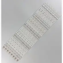 8 шт. 404 мм светодиодный Подсветка полосы для 43E3000 43E6000 E465853 5800-W43001-3P00 VER01.00 02K03177A