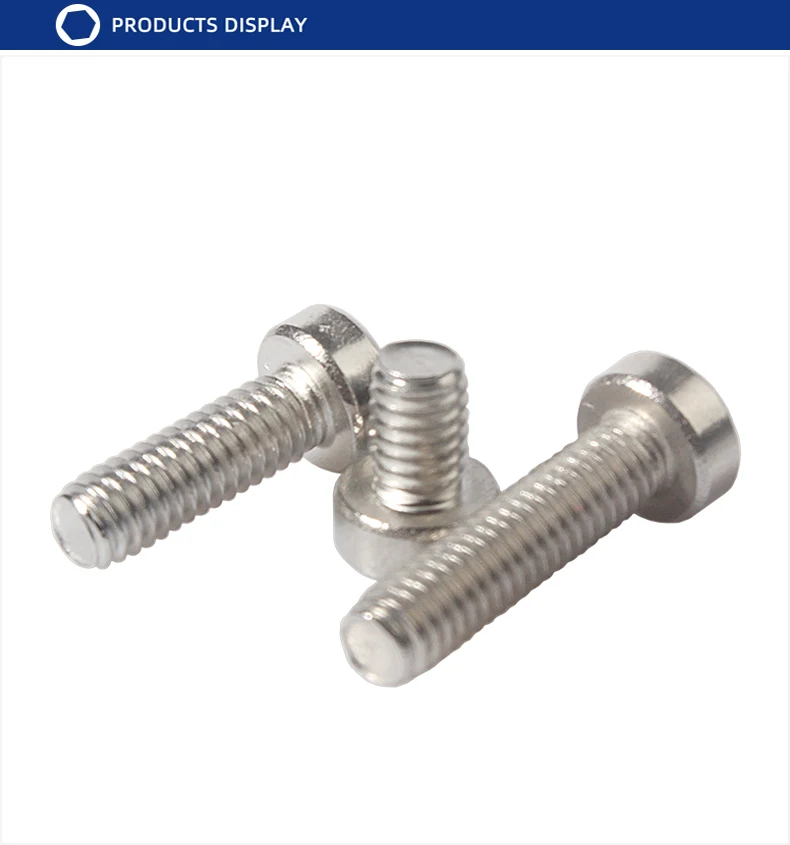 Description Picture 4 of itemDIN7984 304 Stainless Steel Hexagon Socket Head Cap Screws With Low Head