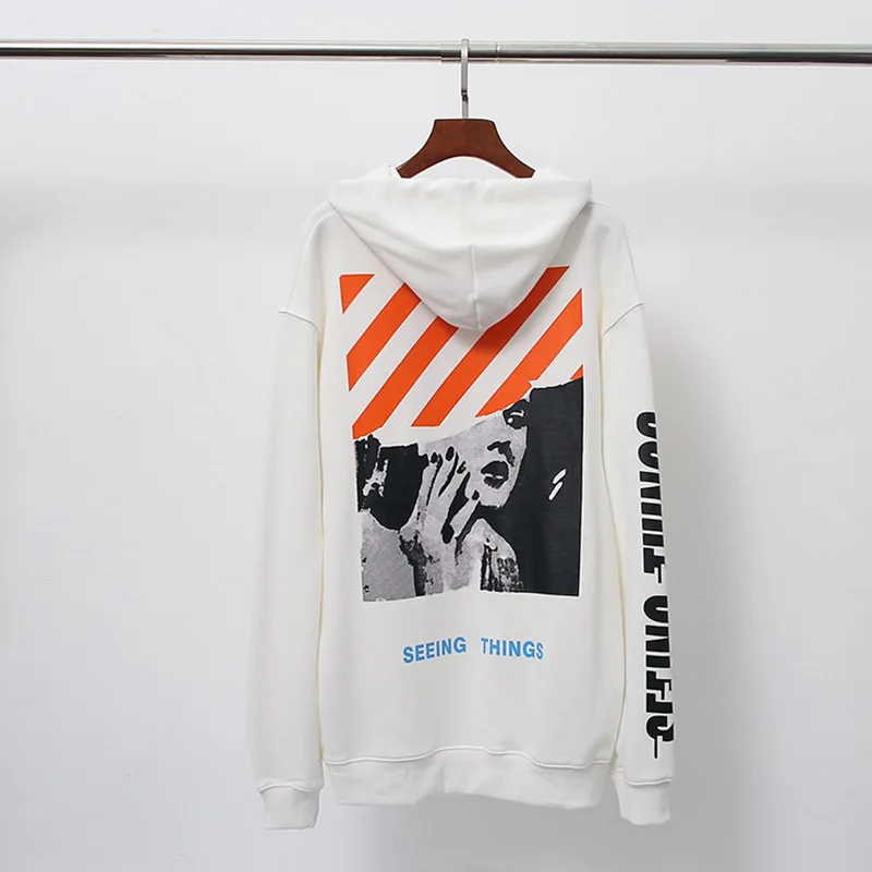 19SS OFF-WHITE OW мужская толстовка с капюшоном Мэрилин Монро оптом