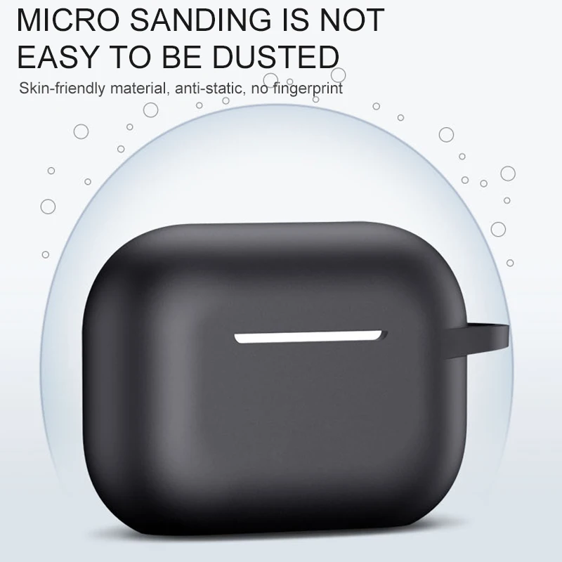 Противоударный ультра тонкий чехол для Airpods Pro силиконовый защитный чехол для наушников устойчивый к царапинам чехол с крючком аксессуар для наушников