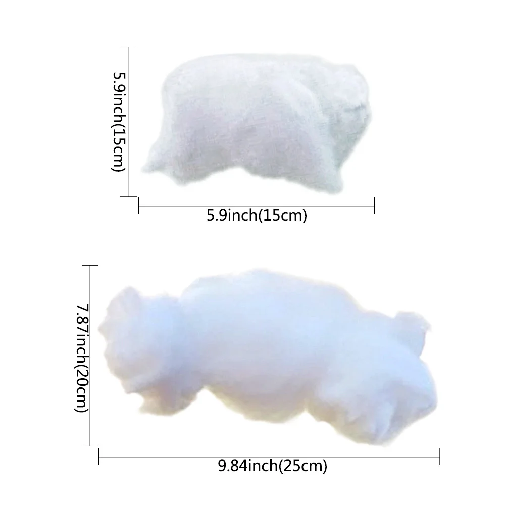 Artificial Cotton Clouds Decoration White 3D Ceiling Interior Cloud Decor Living Room DIY Wedding Party Decoration Props