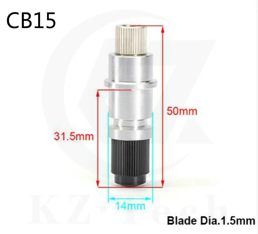KZTech для Graphtec CB15 плоттер замена лезвия держатель для Graphtec CB15U Cricut виниловый резак Силуэт КАМЕЯ Craftrobo