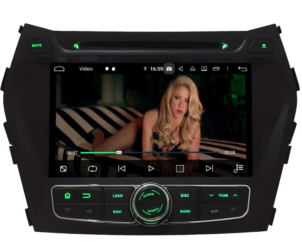Klyde ips 4G wifi Android 9 Восьмиядерный 4 Гб ОЗУ 64 Гб ПЗУ DSP автомобильный DVD мультимедийный плеер стерео для hyundai IX45 Santa FE 2013