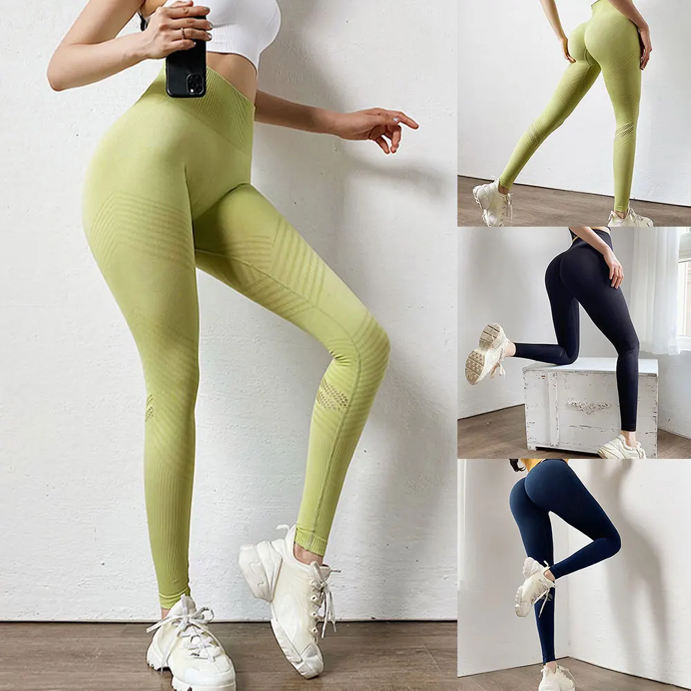 Seamless Women's Leggings For Fitness Push Up Legging High Waist Sport Leggins Mujer Ankle Length Workout Skinny Booty Leggings spanx leggings