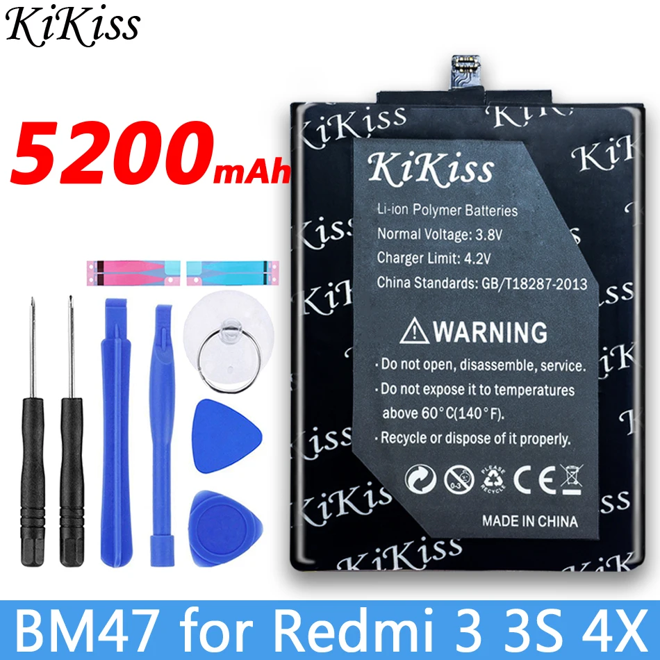Для Xiaomi Redmi 4A Note 3 Pro S 3X 4X батарея Hongmi MTK Helio X20 4 global Snapdragon 625 Bateria +