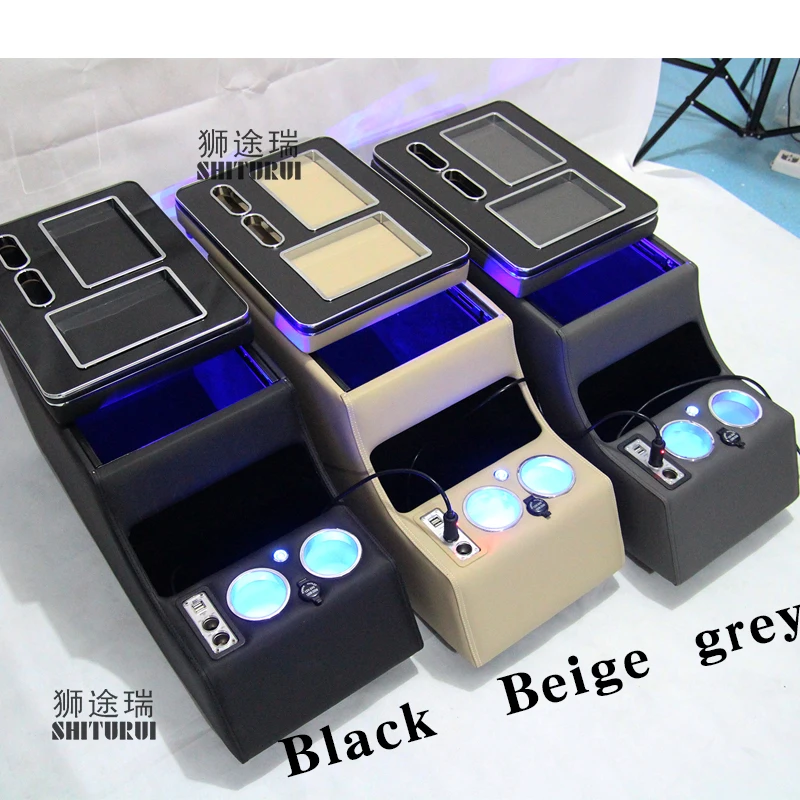 Светодиодный светильник подлокотник центральной Содержание ящик для хранения