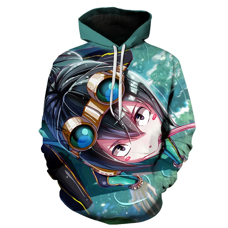 My Hero Academia Boku 3D Anime Printed Pullover Hoodies  
