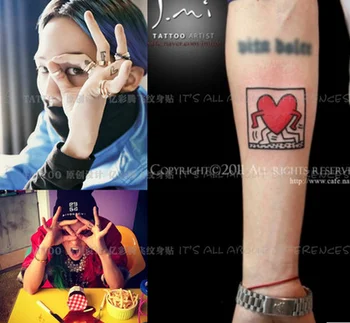 

14 pcs Tattoo stick waterproof men's lasting smile tattoo