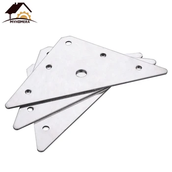 

Myhomera Stainless Steel Strengthen Connection Code Corner Connector Brackets Table Chair Board Joint Fastener Angle Support