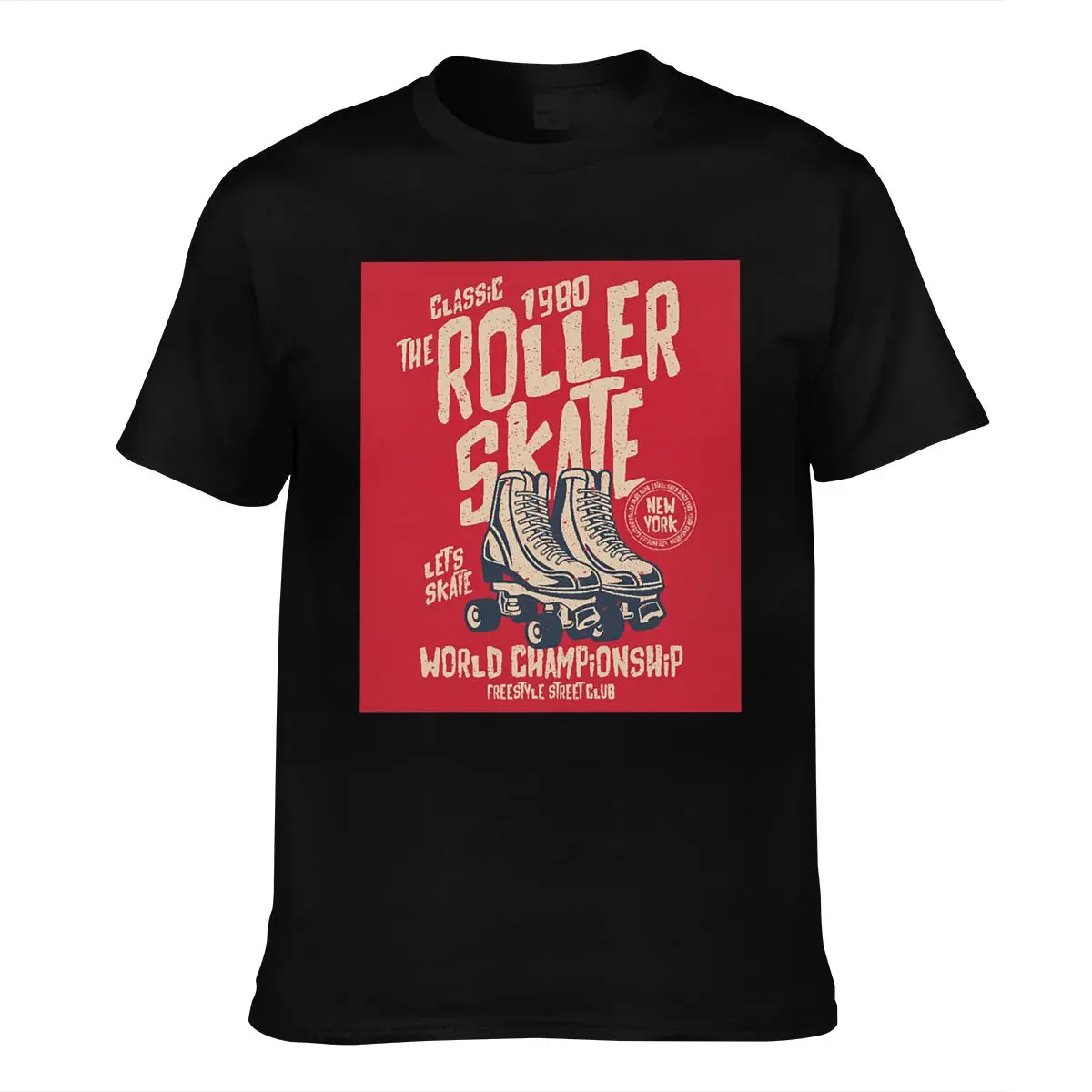 

The Roller Skate Championship Unisex T-shirt Popular Tagless Tee Shirt Cotton Short Cn(origin)