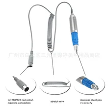 Маникюрный 25000 шлифовальный станок с поддерживающей ручкой, маникюрный педикюрный набор, одна сменная ручка, резьба, полировка, восстановление