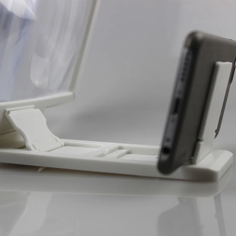 3D Анти-радиационный экран мобильного телефона увеличительное стекло Настольный мобильный телефон складной глаз артефакт HD экран кронштейн