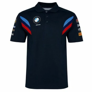 

Motorrad GS Racing Polo Shirt for BMW Moto Riding Breathable Clothing Blue