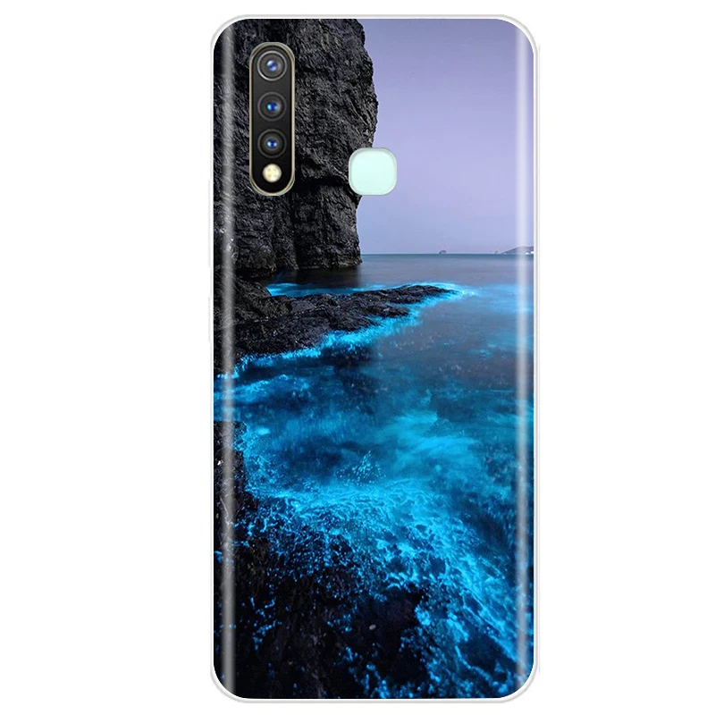 For Vivo Y19 Case Silicone 6.53 Phone Back Cover Phone Case for vivo 1915 Y19 Case vivoY19 Y 19 Case Fundas Etui Bumper Coque waterproof phone bag
