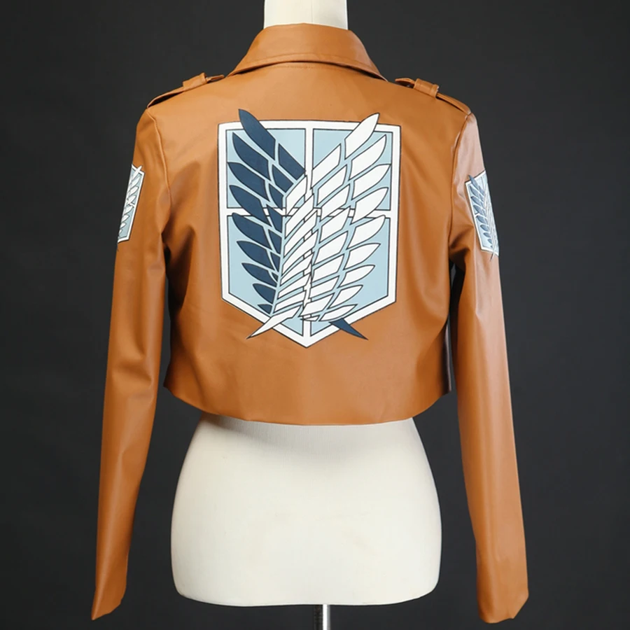 Cosplay&ware Anime Attack On Titan Cosplay Leather Jacket Shingeki No Kyojin Costume Eren Legion Coat Jackets Halloween -Zentai shop online H99afd32115ca4826b6ef740474b9cefdF.jpg