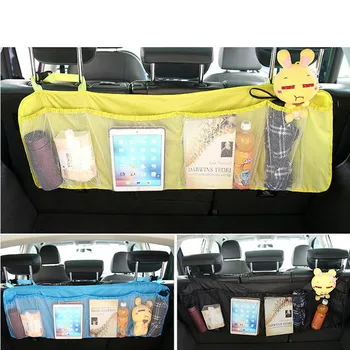 

1Pcs Car trunk grid hanging bags for Volvo XC60 Citroen C4 C5 C3 berlingo Renault Megane 2 3 Captur Logan Scenic 2 Dacia Duster