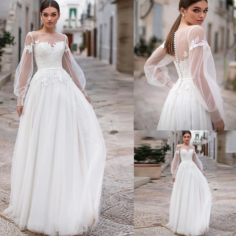 Twee Stukken Strand Trouwjurken Drie Kwart Lange Mouwen Lace V-hals Elegant Wedding Bruidsjurken 2019 Vestido De Noiva Twee Stukken Strand Trouwjurken Drie Kwart Lange Mouwen Lace V-hals Elegant Wedding Bruidsjurken 2019 Vestido De Noiva
