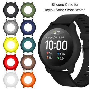 

Soft Silicone Case Anti-scratch Watch Cover Protection Shell Protector Cases For Haylou Solar Smart Watch Accessories