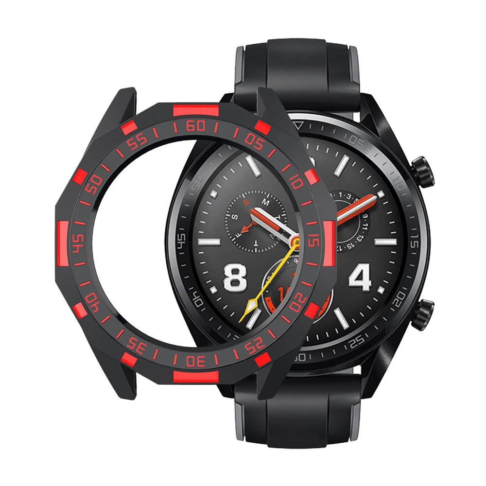 Новинка 2020 чехол SIKAI для смарт часов Huawei watch GT 46 мм из поликарбоната и ТПУ защитный