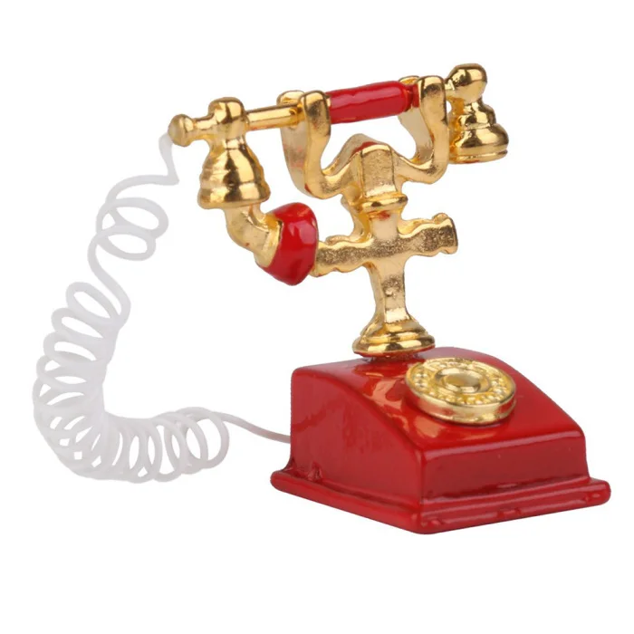 Горячая 5 шт Миниатюрный ретро мобильный телефон Декор Яркая игрушка модель для 1:12/1: 6 Кукольный дом