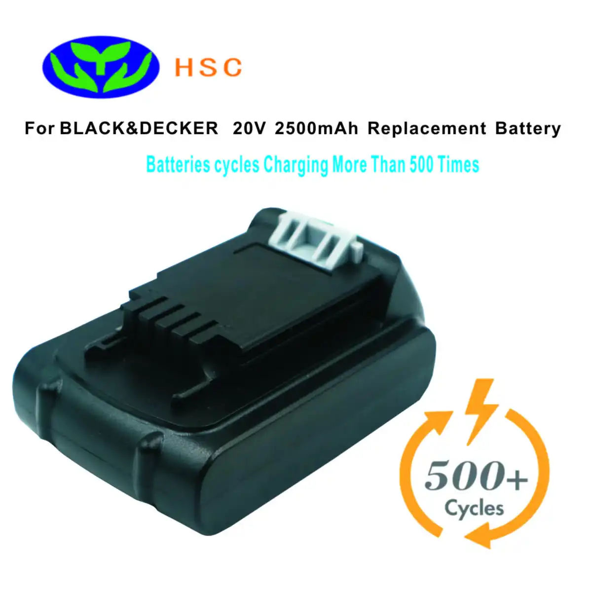 2.5Ah 18650 аккумулятор BD20A литий-ионный аккумулятор 20V Замена для Black& Decker 20V батарея LB20 LBX20 LBXR20