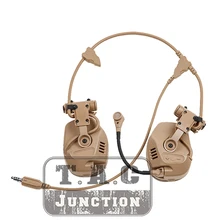 Casque DE Communication FCS RAC avec Rail tactique attaché, réduction DE bruit pour casque tactique rapide, casque à coupe haute