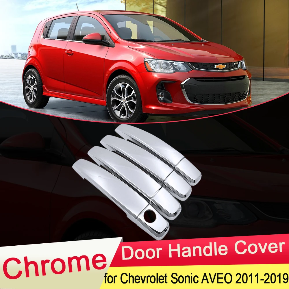 Для Chevrolet Sonic AVEO Holden Barina 2011 2012 2013 2014 2015 2016 2017 2018 2019 хромированная Дверная ручка