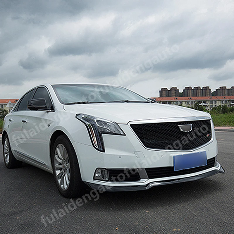 Для Cadillac xts- передний бампер сплиттерная губа спойлер протектор Защита подбородка стильные полоски на авто