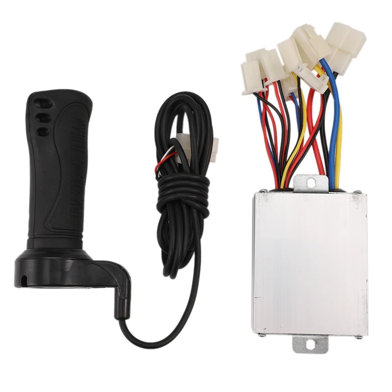 24V 500W DC Электрический велосипед мотор Матовый контроллер коробки с щеточный контроллер длинная линия поворота руля для электрических велосипедов в цвету