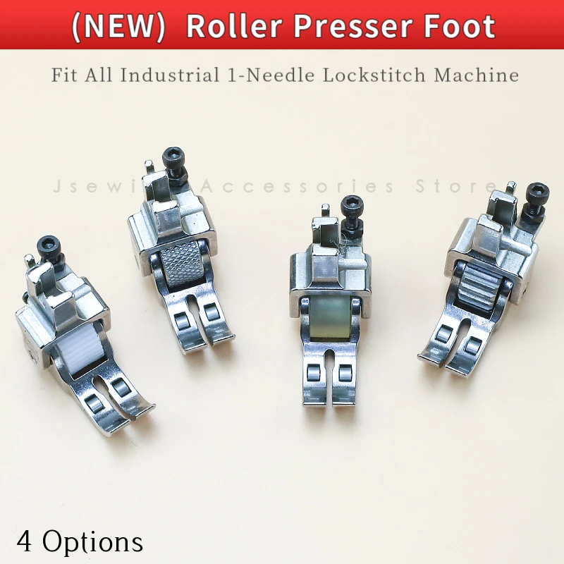Roller Presser Foot For Single Needle Lockstitch Sewing Machine Accessories Pressure Feet With Wheel Spare Parts JUKI BROTHER | Дом и сад