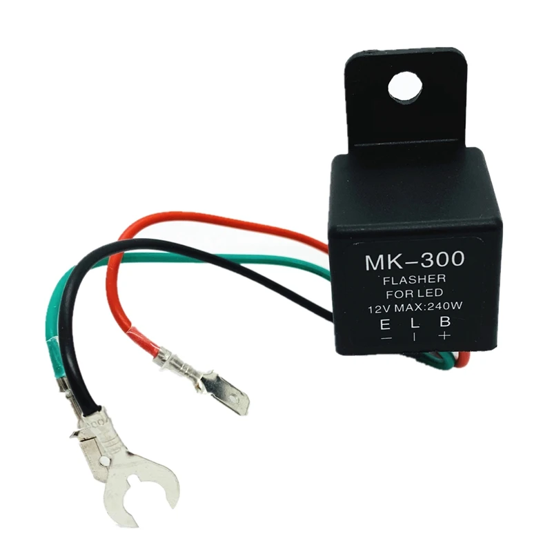 Универсальный Мотоцикл Запчасти светодиодный светильник 3 Pin DC 12V сигнал поворота мигающий светильник релейный контроллер