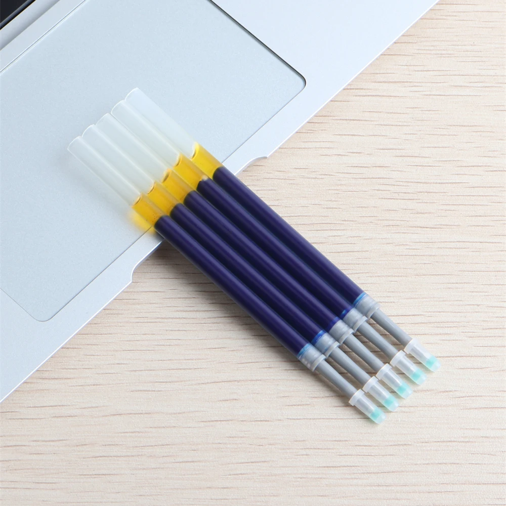 Gelschreiberminen, Länge 11,0 cm, Tintenfarben, Rot, Blau, Schwarz, Nachfüllung für Schule, Büro, Schreibpunkt 0,5 mm, Schreibwaren – Detail 7