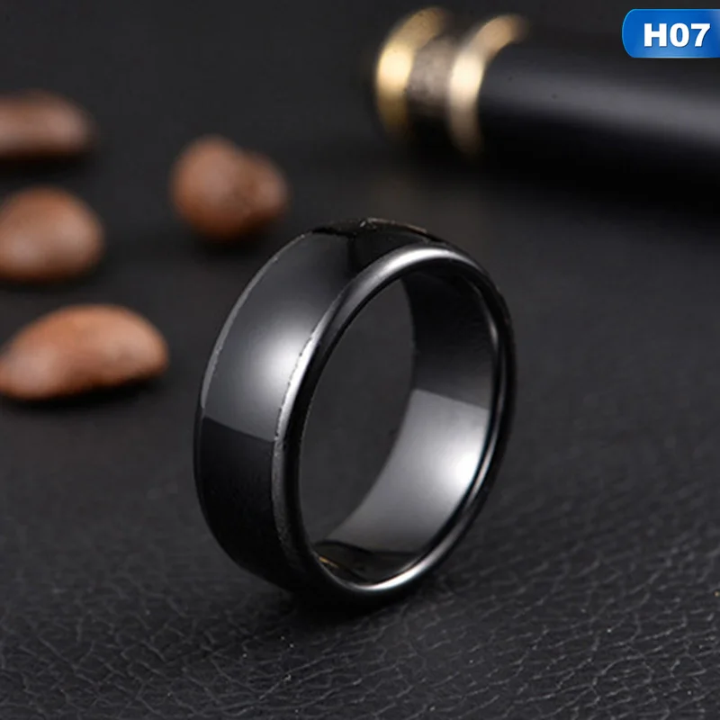 Inner diameter 22mm 13,56 МГц RFID черная керамика Смарт палец кольцо износ для мужчин или женщин RFID копировальный аппарат писатель Дубликатор Программист считыватель 1 шт - Цвет: Inner diameter 22mm