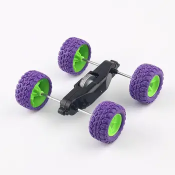 

Inertia Roll Over Car Materials DIY Stunt Science Projects Teaching Equipment Technology Model Kit Vehicle Experiment
