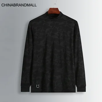 

Autumn Men Plus Fat Plus Size Autumn Clothes Male Fat Man Leisure Camouflage Printing Sweater Male Long Sleeve
