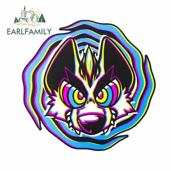 

EARLFAMILY 13cm x 12.8cm for CMYK Hypno Hyena Agenda Auto Decal Anime Fashion Scratch-proof Simulation Fun Car Stickers