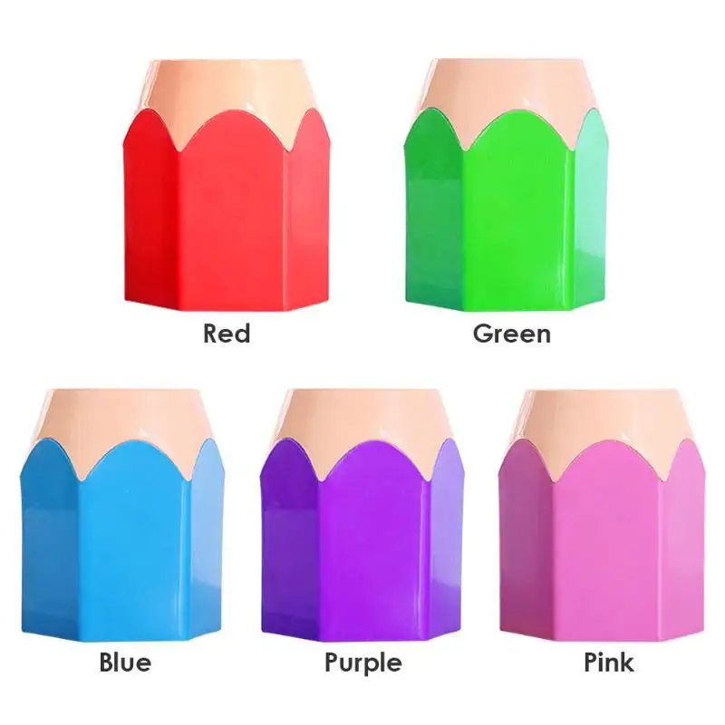 

Pen and Pencil Holder Container Vase Pot Makeup Brush Holder Stationery Desk Decoration